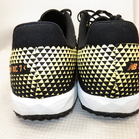 New Balance UXCR7LB5 FuelCell XC7 v5 Shoes Sneakers Black Bleached Lime 12.5 D - Picture 7 of 14